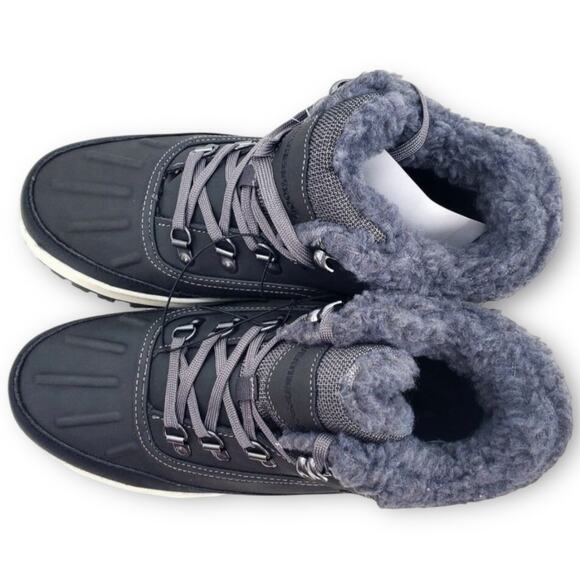 NWT Weatherproof Landon Men’s Suede Sneaker Boots – Grey – Size 13